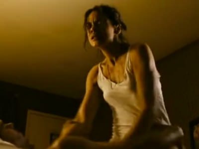 Секс Мишель Монаган в фильме Дальнобойщица