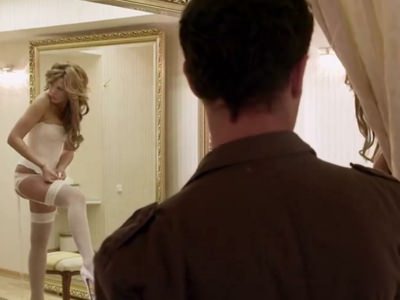 Мария Горбань в трусиках и чулках в сериале Одессит