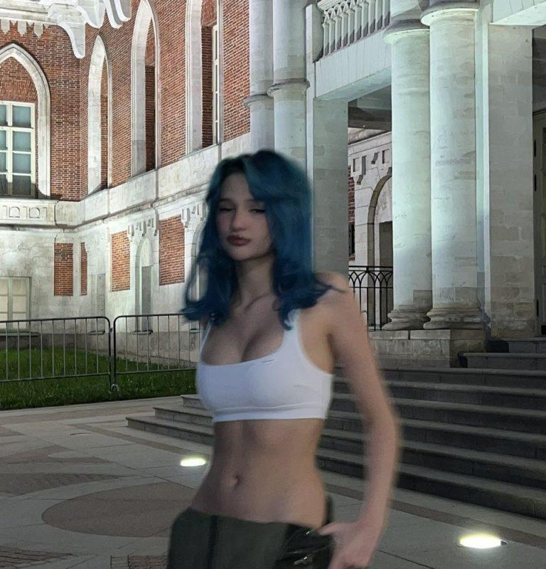 Лиза Анохина в нижнем белье | Скрытая съемка